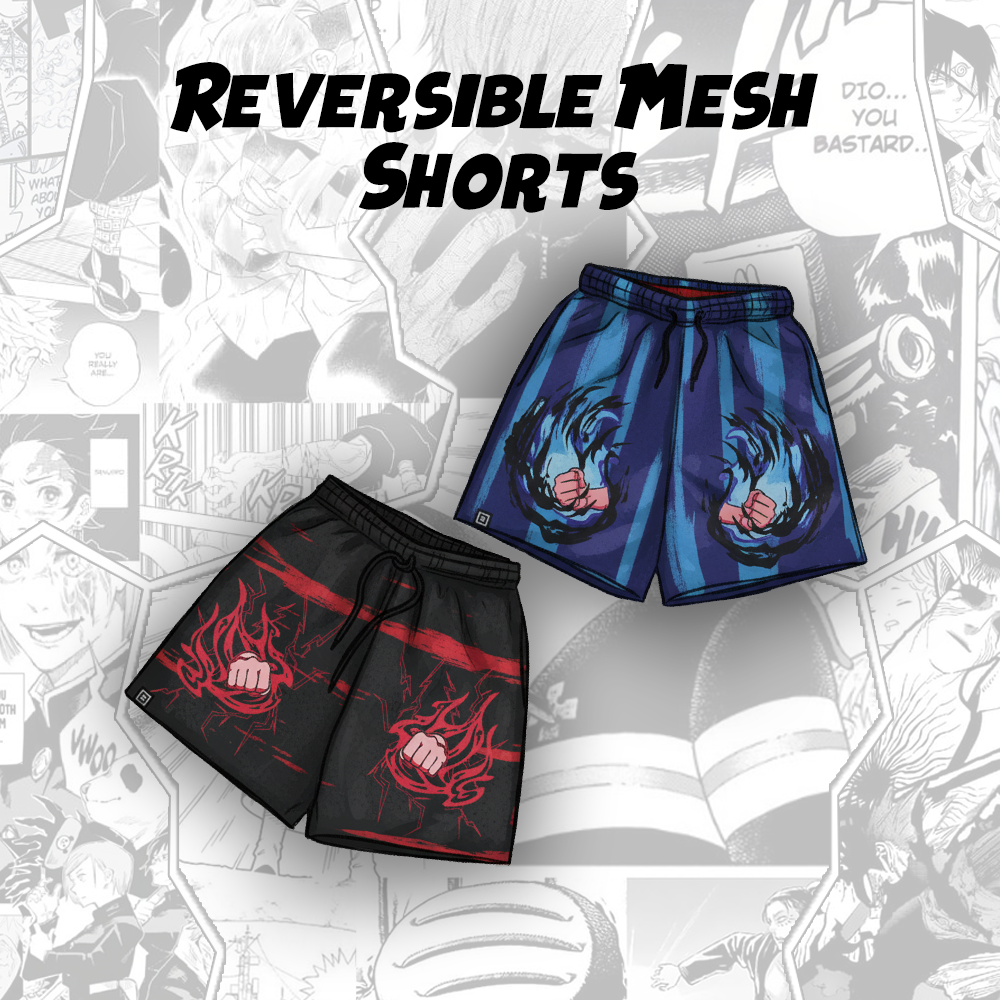 Pre Order Reversible Mesh Shorts
