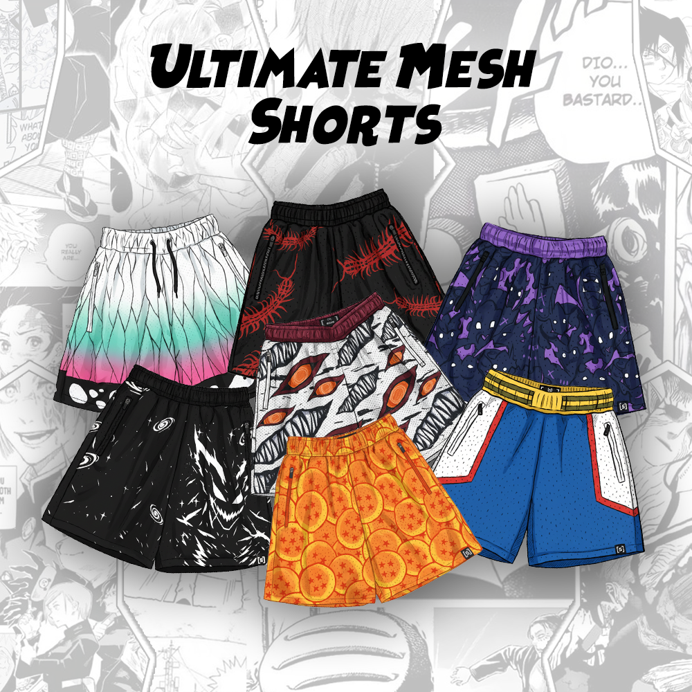 Pre Order Distress Patch Ultimate Mesh Shorts