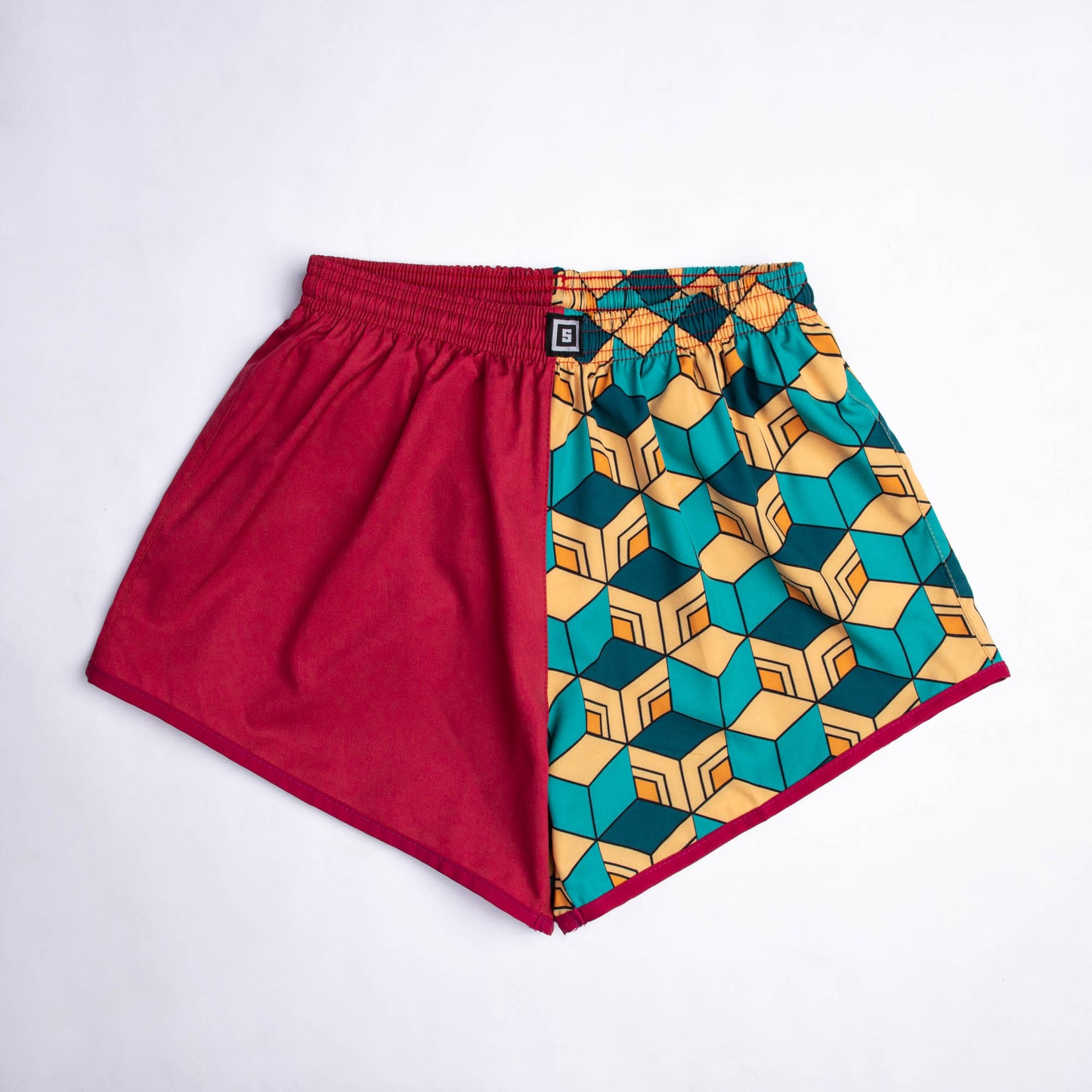 Women Athletic Shorts - Water Pillar