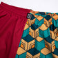Women Athletic Shorts - Water Pillar