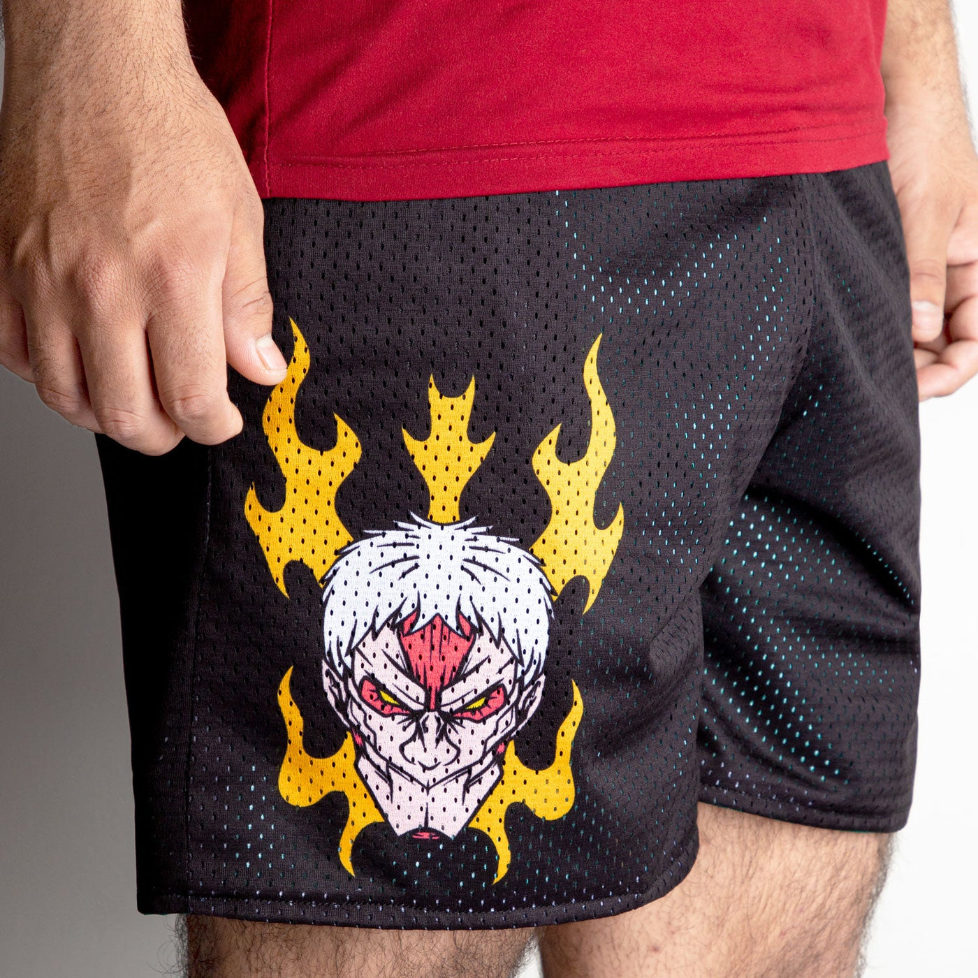 Reversible Mesh Shorts - Armor (Pre Order)