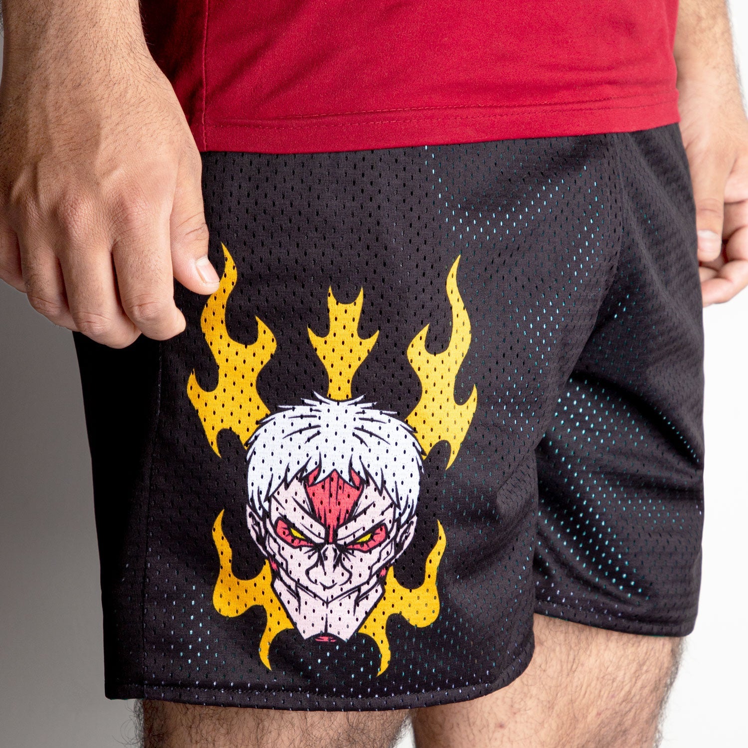 Reversible Mesh Shorts - Armor (Pre Order)