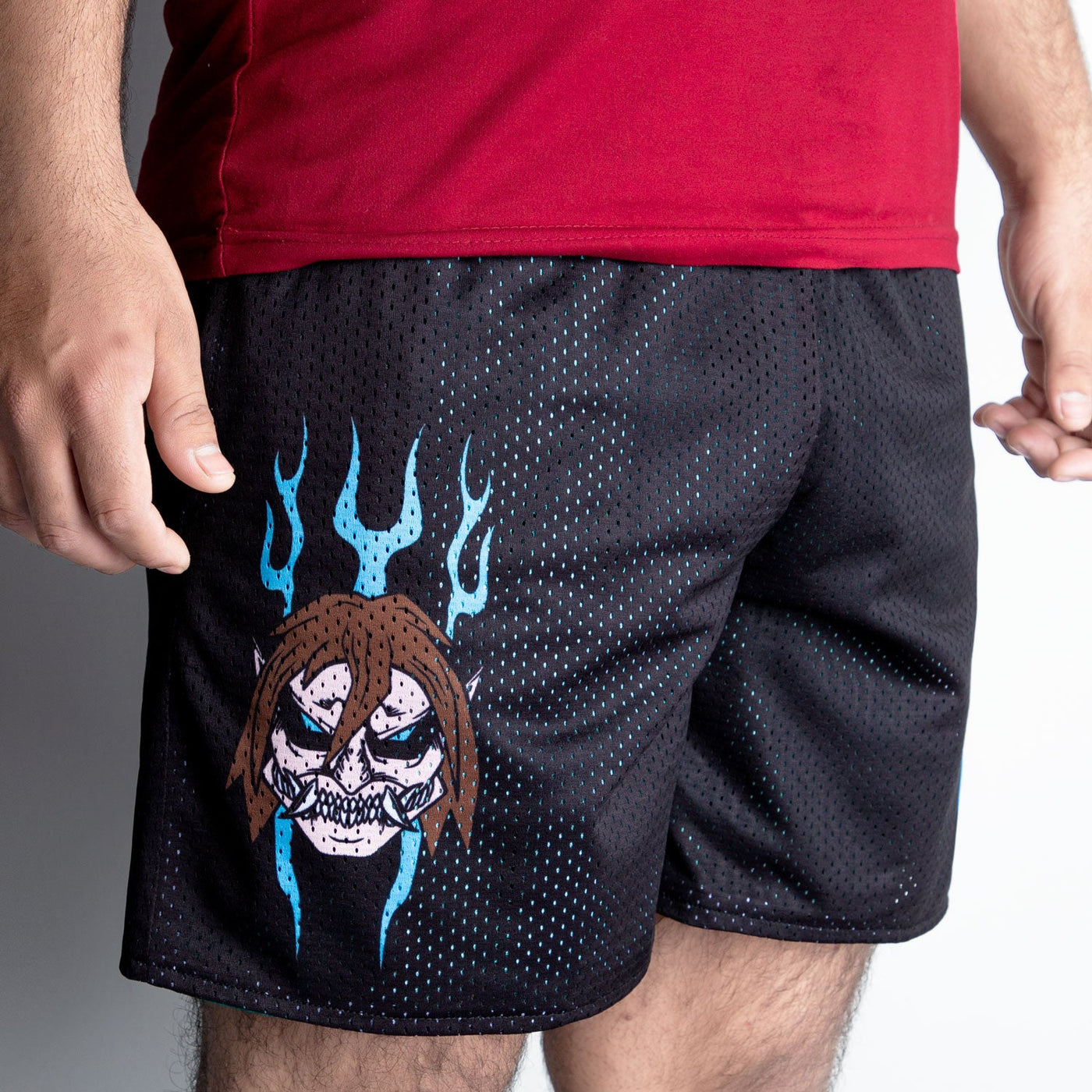 Reversible Mesh Shorts - Attack (Pre Order)