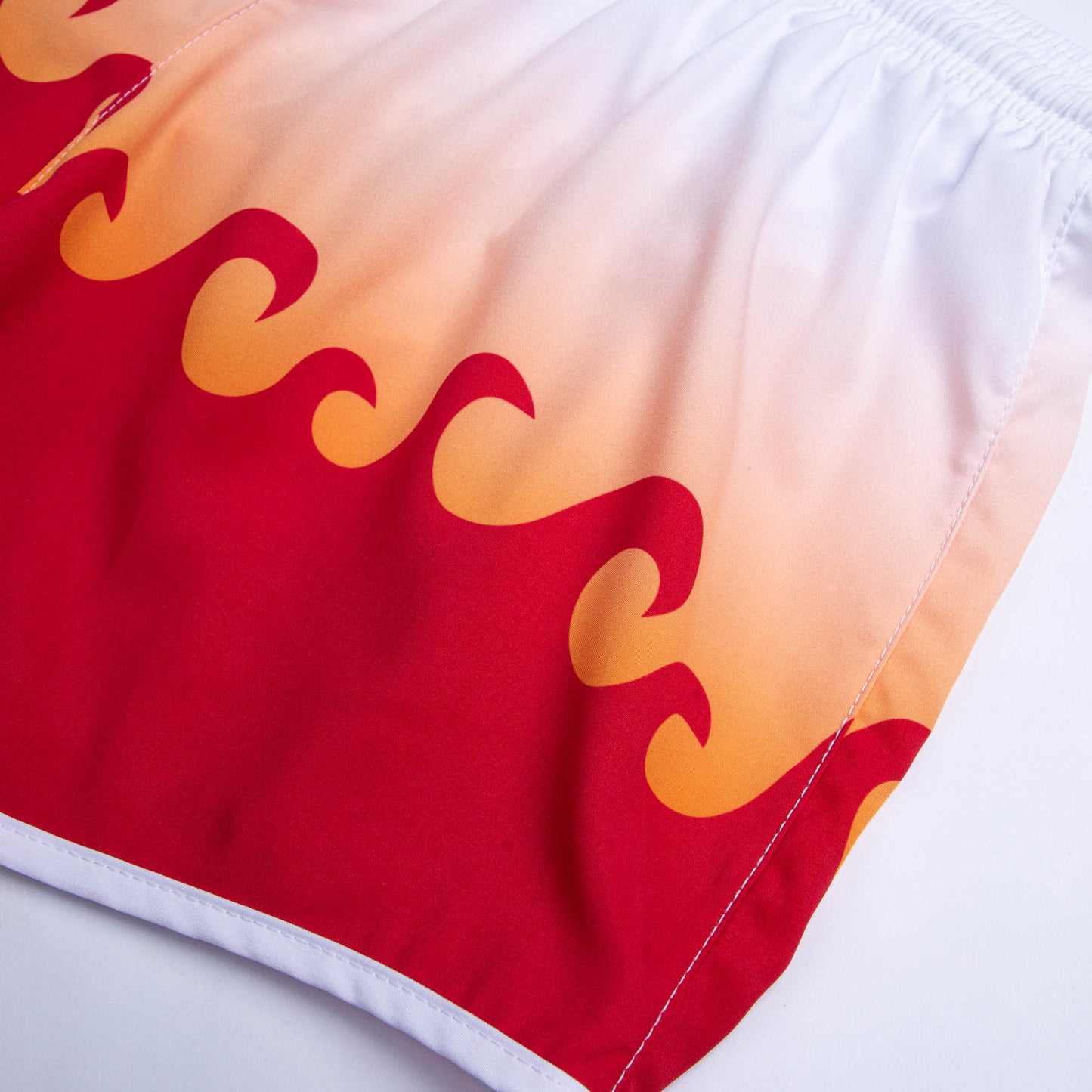 Women Athletic Shorts - Flame Pillar