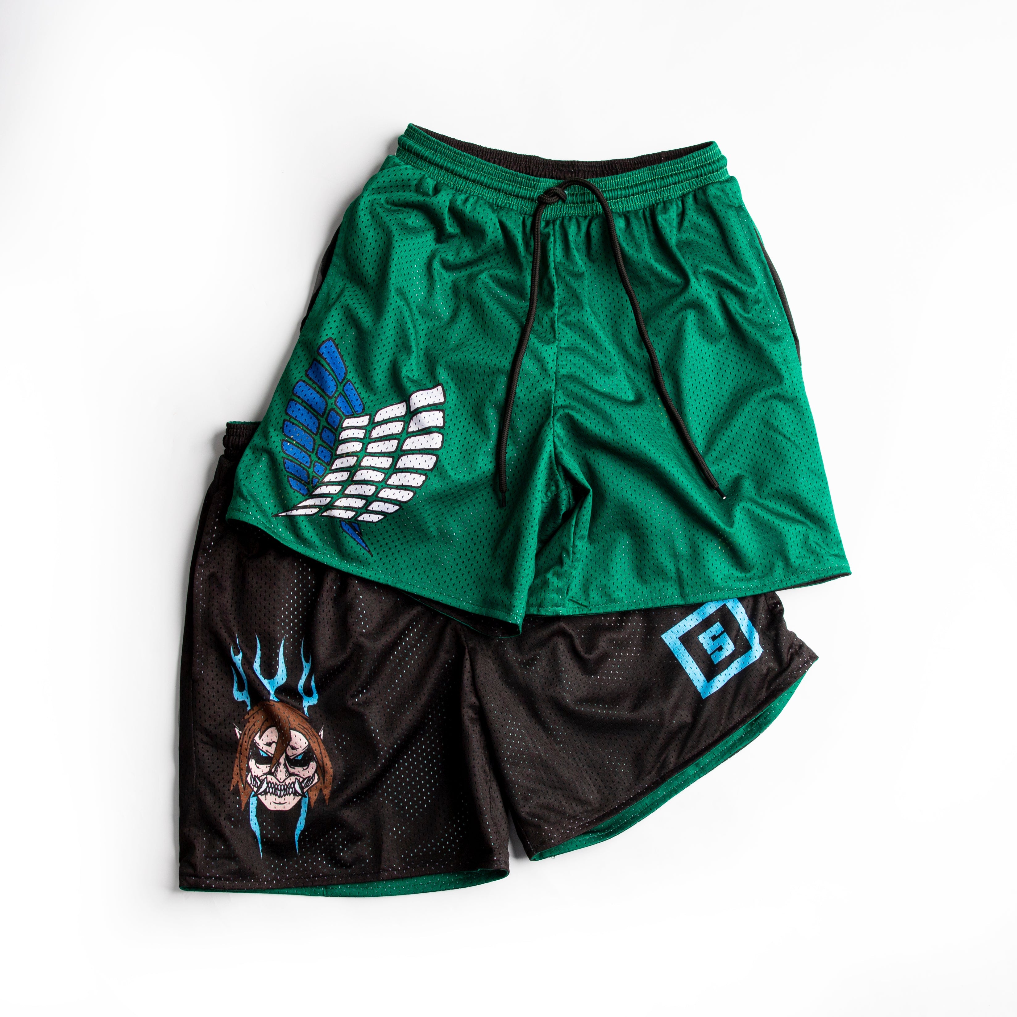 Reversible Mesh Shorts - Attack (Pre Order)