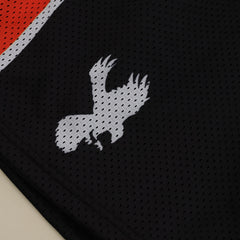Crows Ultimate Mesh Shorts – crow emblem close-up