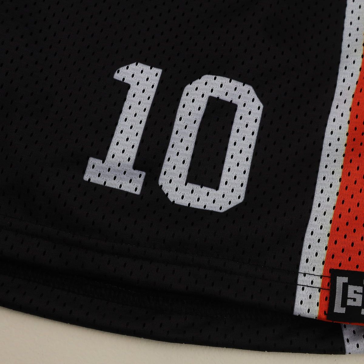 Crows Ultimate Mesh Shorts – number 10 close-up