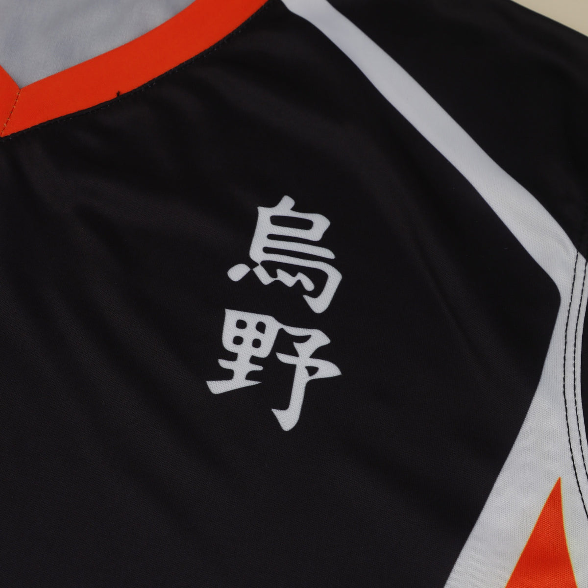 Crows Retro Soccer Jersey – chest kanji close-up