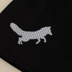 Foxes Ultimate Mesh Shorts – fox emblem close-up
