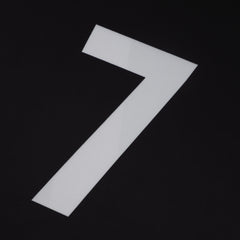 Foxes Retro Soccer Jersey – number 7 close-up