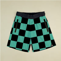 Green Check Ultimate Mesh Shorts