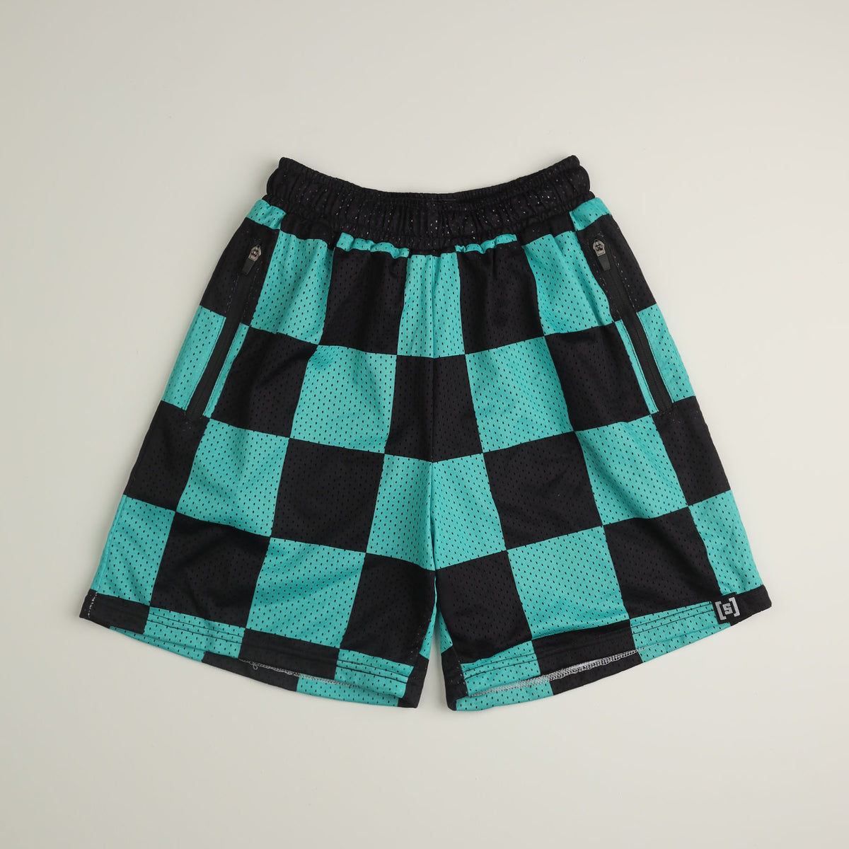 Green Check Ultimate Mesh Shorts