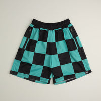 Green Check Ultimate Mesh Shorts