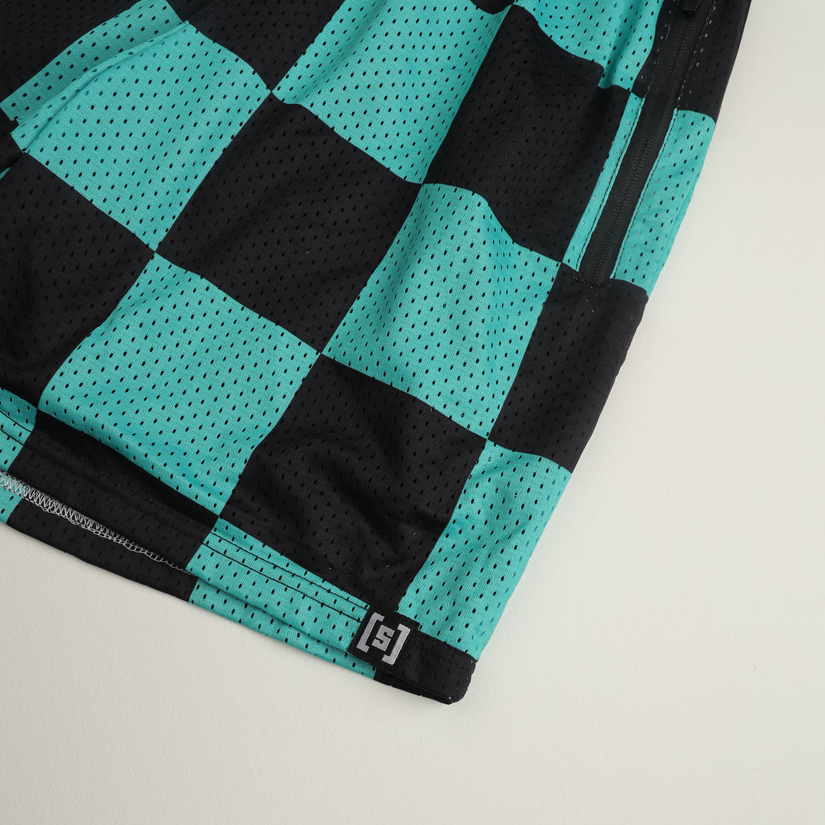 Green Check Ultimate Mesh Shorts