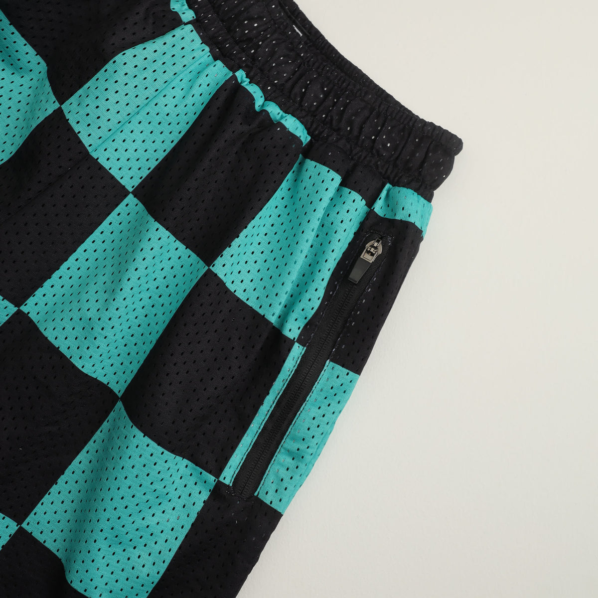 Green Check Ultimate Mesh Shorts