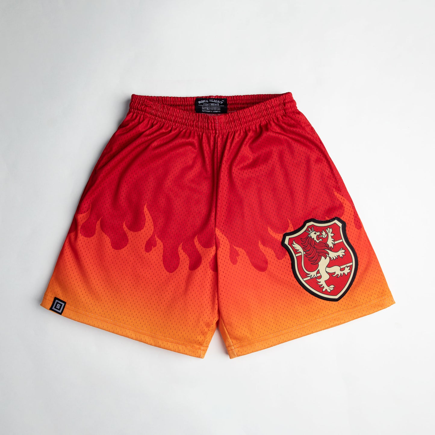 Mesh Shorts - Crimson Lion
