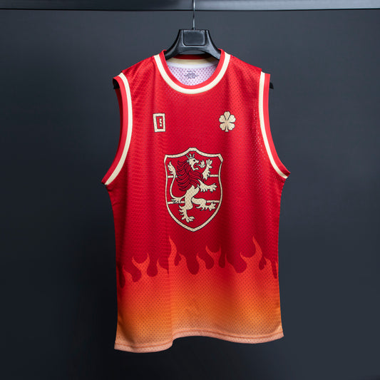 Basketball Jersey - Crimson Lion