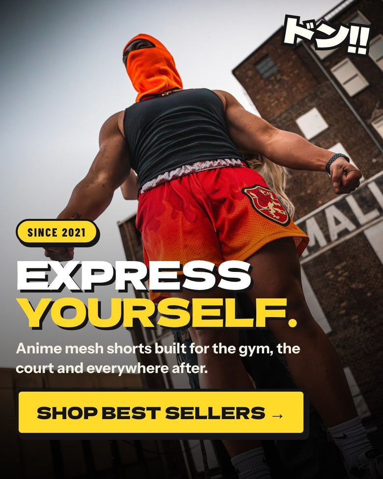 Since 2021. Express yourself. Anime mesh shorts built for the gym, the court and everywhere after. Shop best sellers